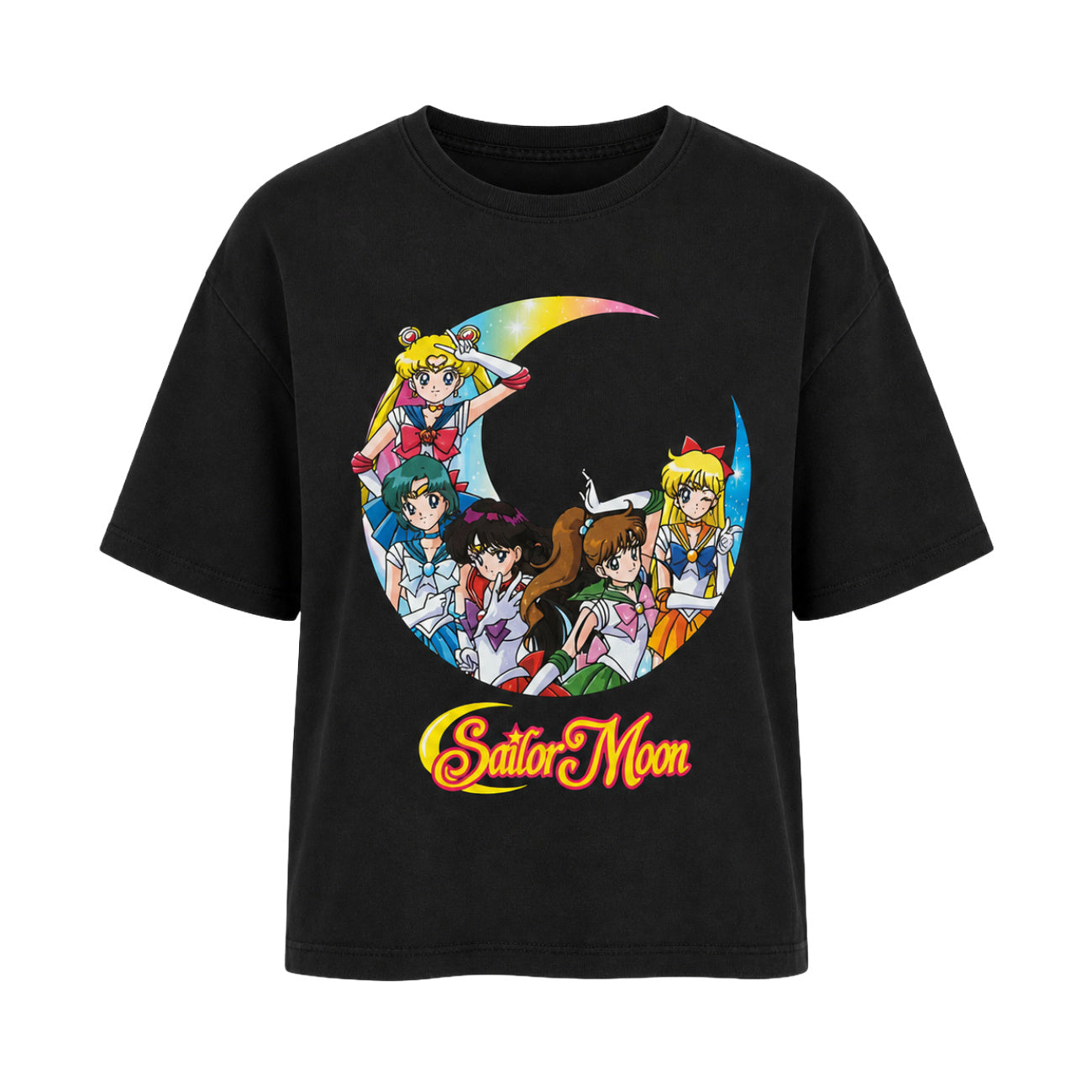 Imagen del producto Sailor Moon - Camiseta negra Sailor Guerreras mujer