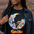 Imagen del producto Sailor Moon - Camiseta negra Sailor Guerreras mujer