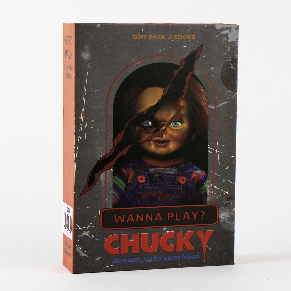 Imagen del producto Chucky - Pack de 3 pares de calcetines en caja de regalo