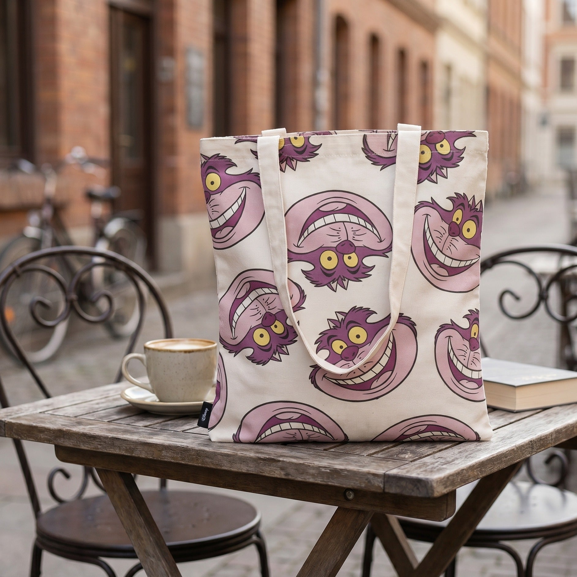 Imagen del producto Bolsa de tela Cheshire Cat - Alicia en el País de las Maravillas