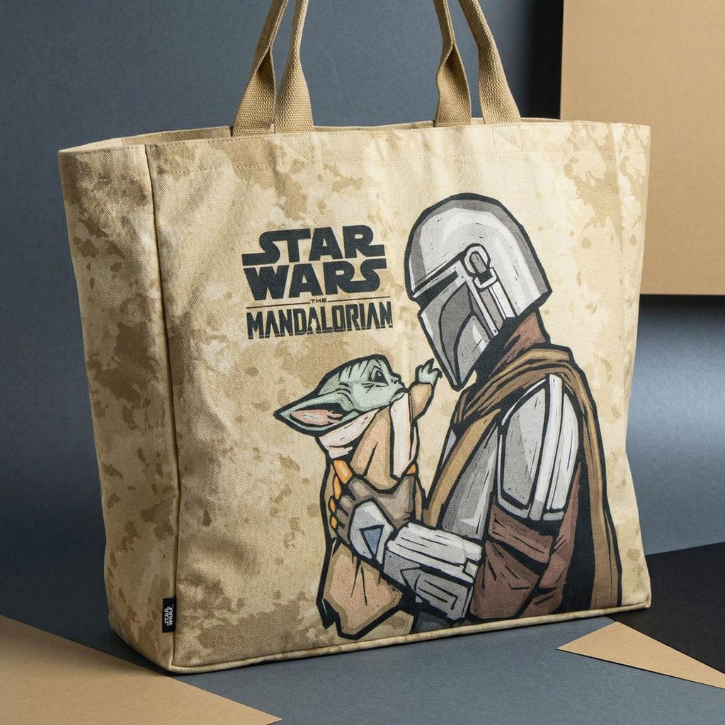 Imagen del producto Bolsa Shopper Grogu y Mando - Star Wars The Mandalorian & Grogu