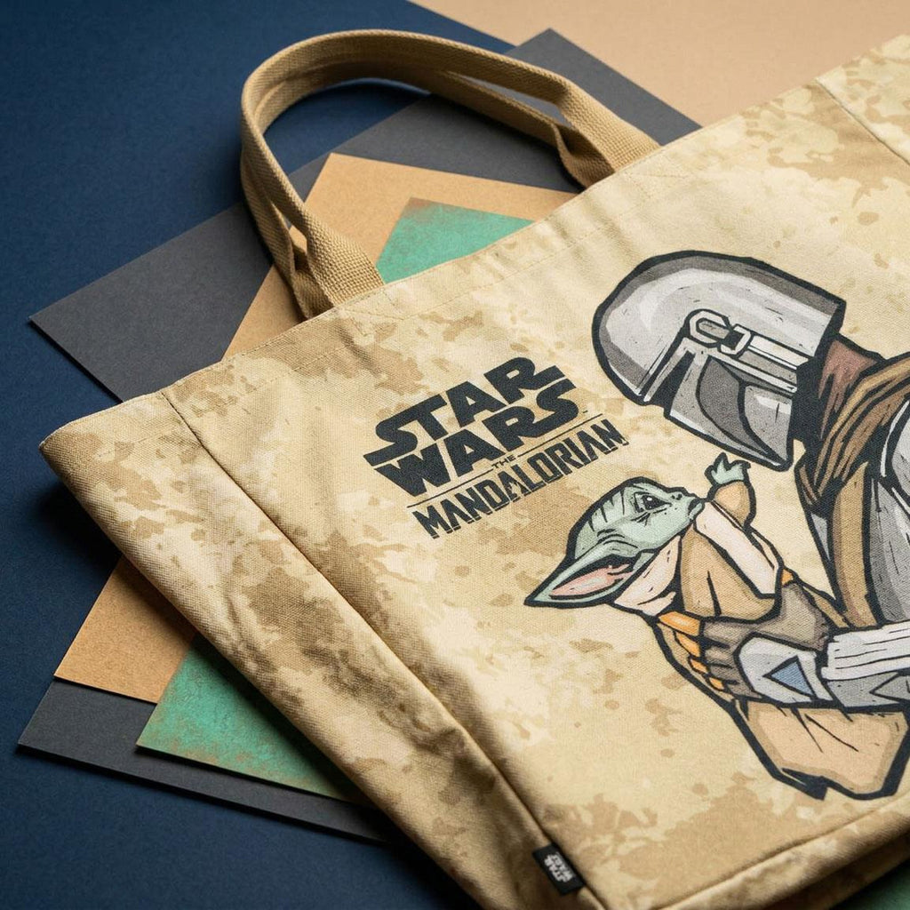 Imagen del producto Bolsa Shopper Grogu y Mando - Star Wars The Mandalorian & Grogu