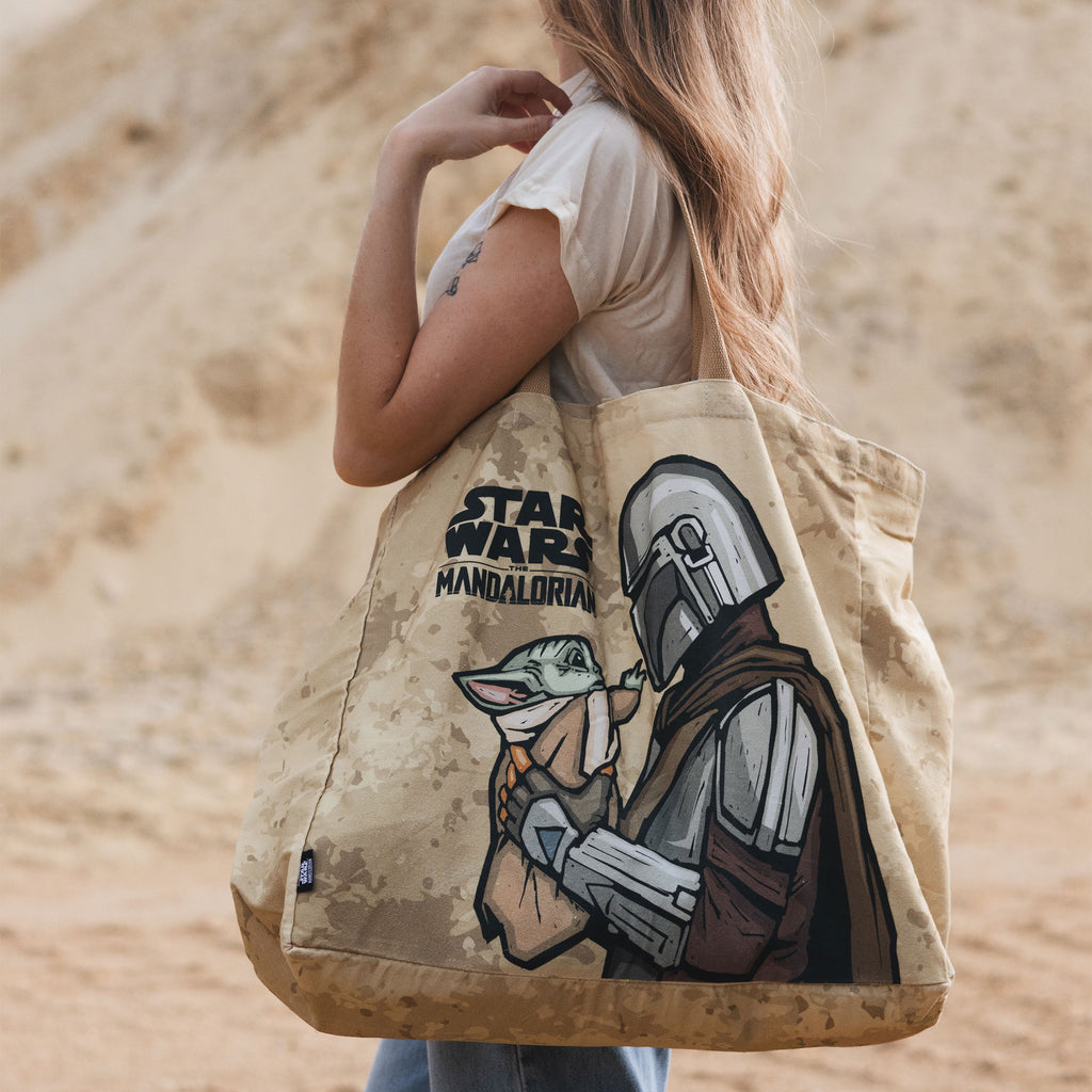 Imagen del producto Bolsa Shopper Grogu y Mando - Star Wars The Mandalorian & Grogu