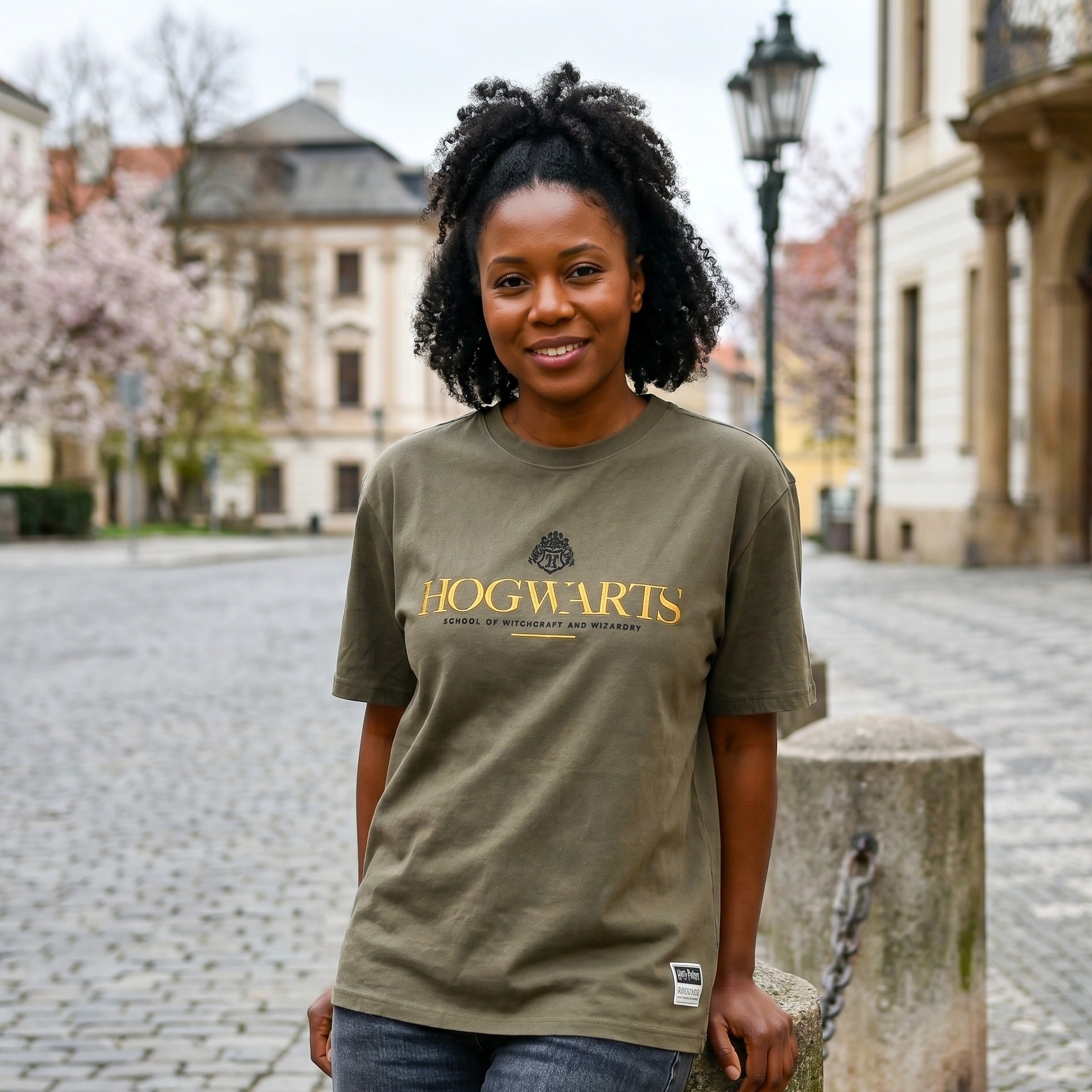 Imagen del producto Harry Potter - Camiseta oversize Hogwarts