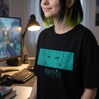Imagen del producto Frieren - Camiseta de personaje negra