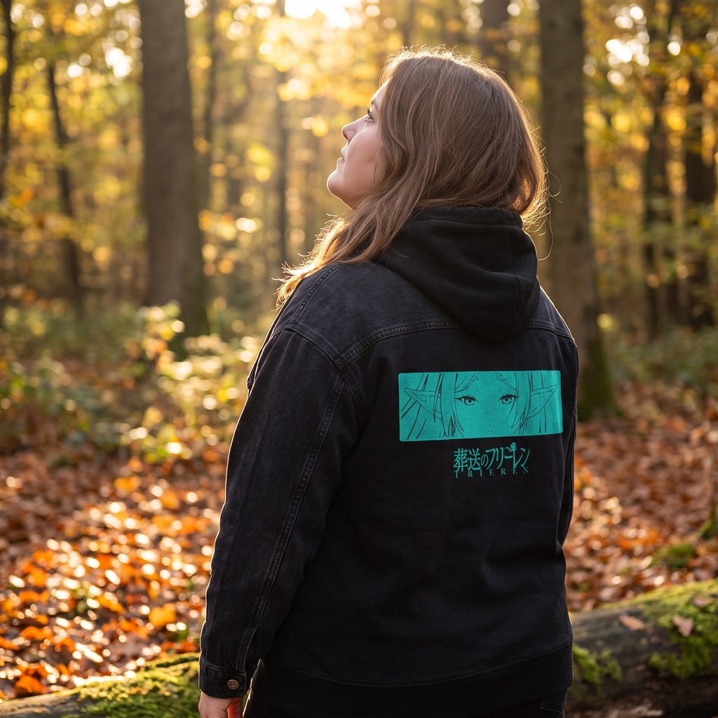 Imagen del producto Frieren - Sudadera con capucha negra