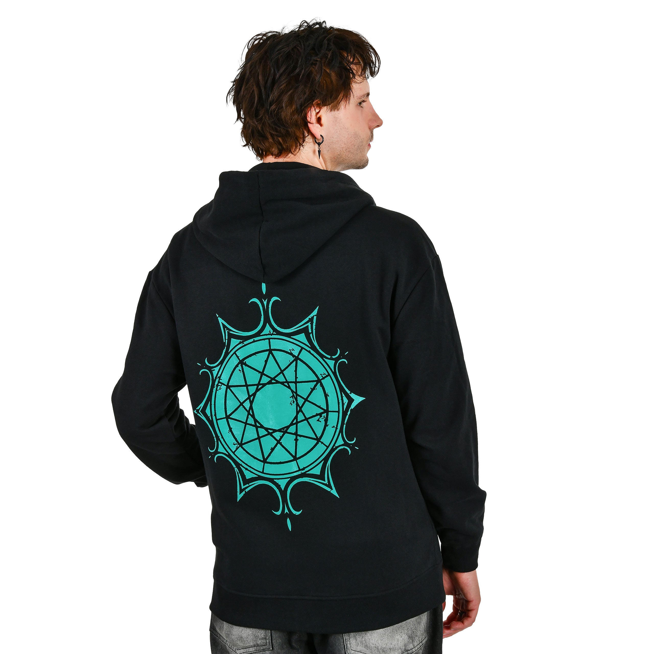 Imagen del producto Frieren - Chaqueta con capucha negra Símbolo