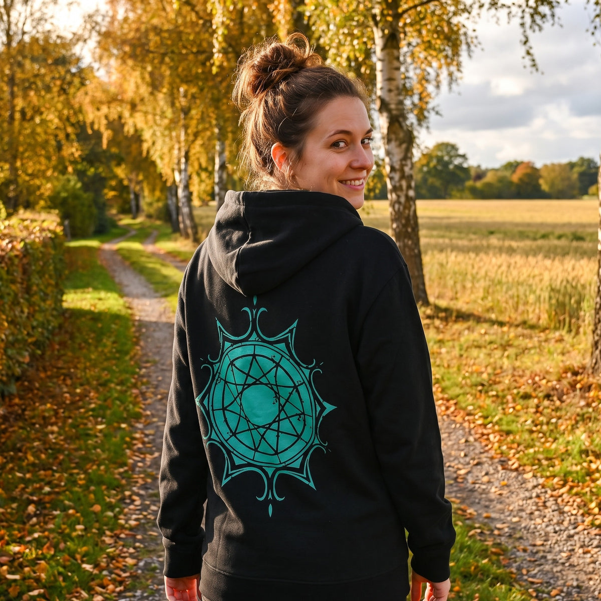 Imagen del producto Frieren - Chaqueta con capucha negra Símbolo