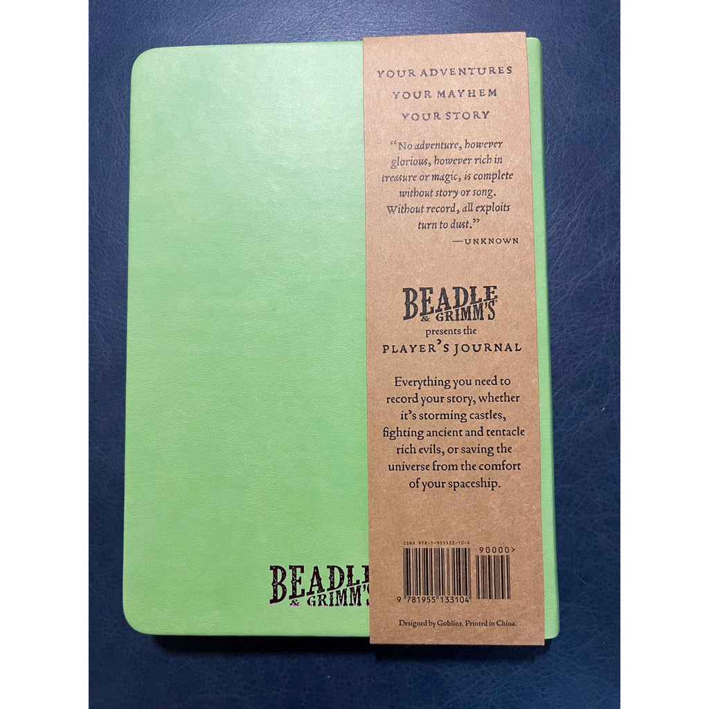 Imagen del producto Cuaderno A5 Player's Journal Verde Salvia Shield