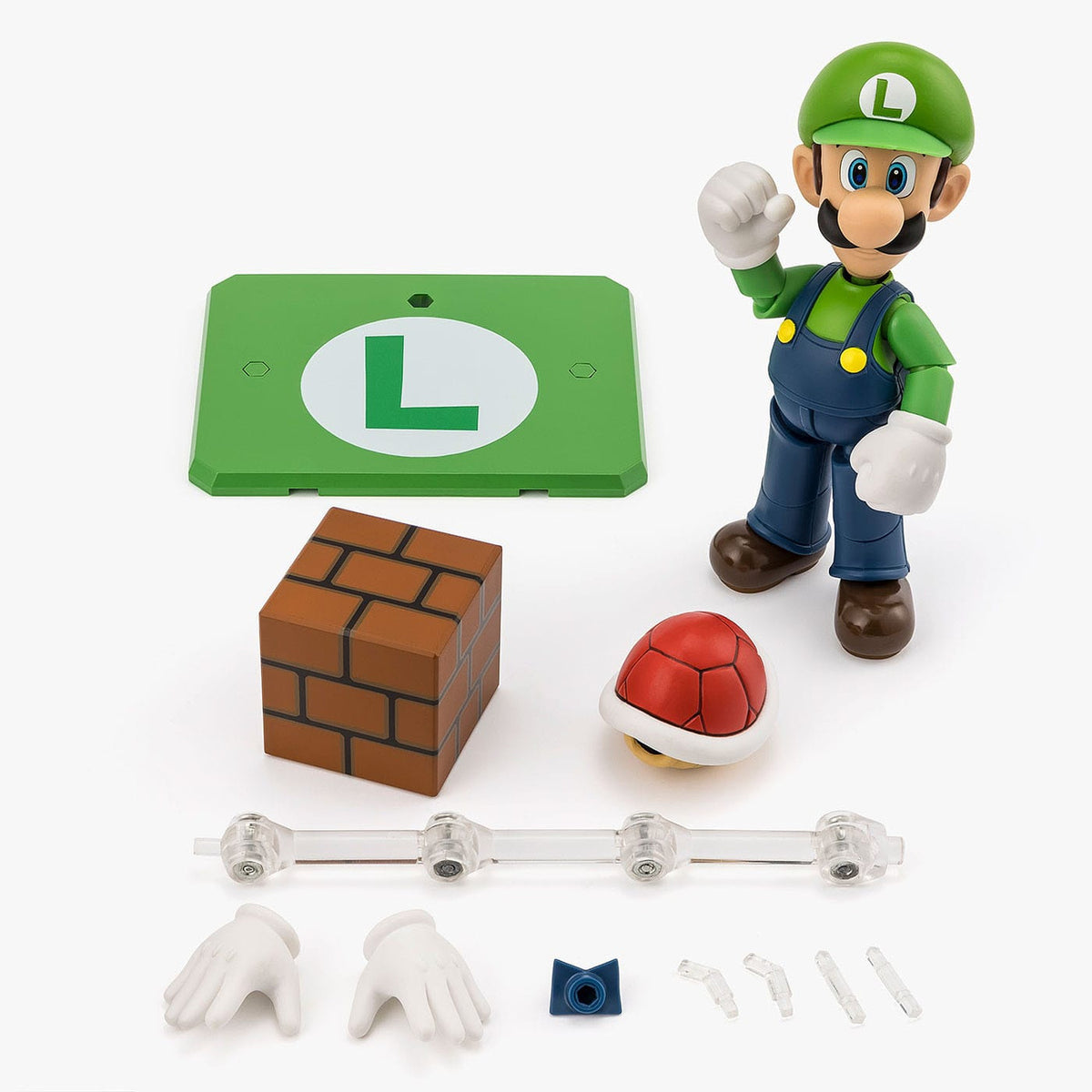 Imagen del producto Super Mario Figura de acción S.H. Figuarts Luigi 11 cm