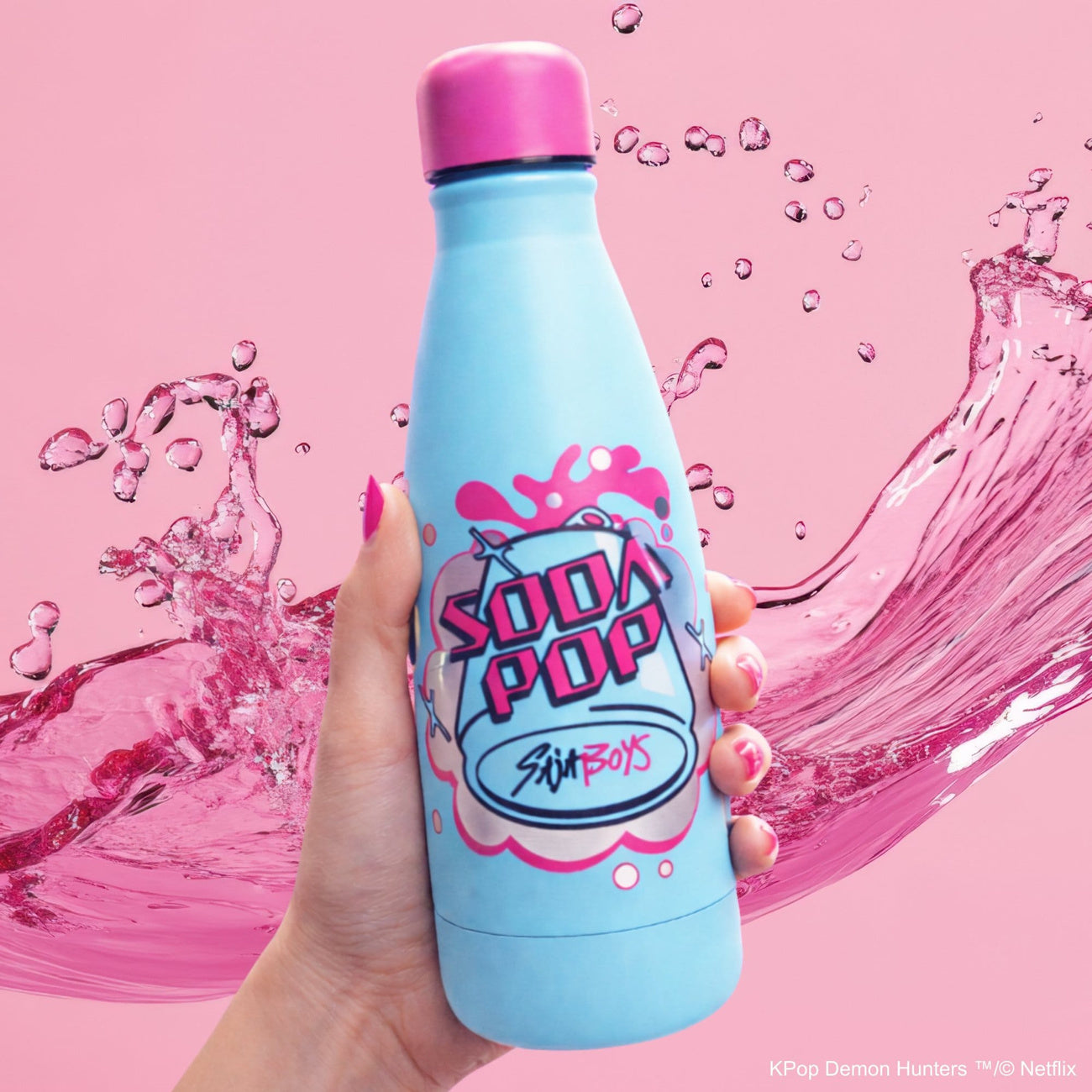 Imagen del producto KPop Demon Hunters Mini Botella Soda Pop