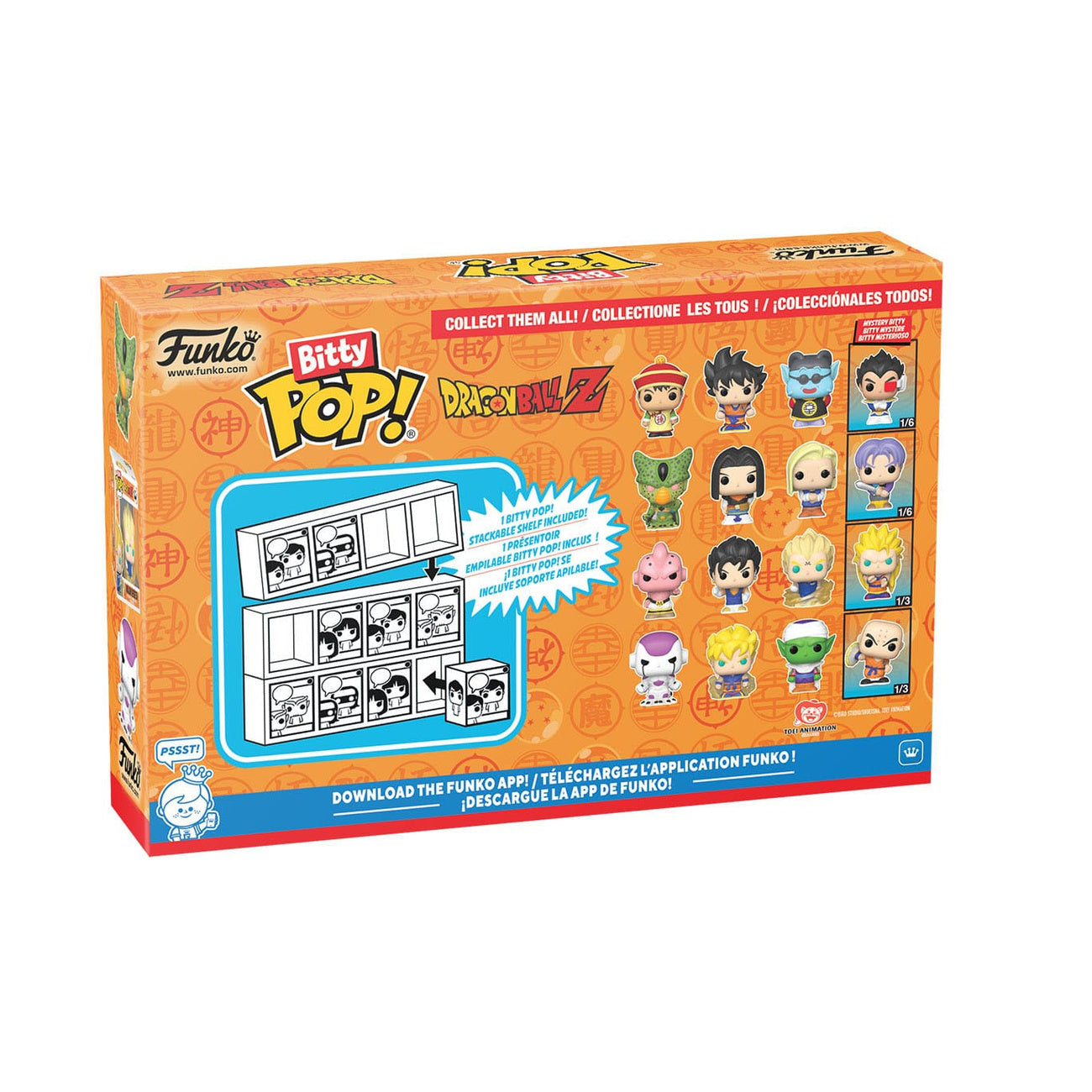 Imagen del producto Dragon Ball Bitty POP! Figuras de vinilo pack de 4 Serie 2 (2,5 cm)