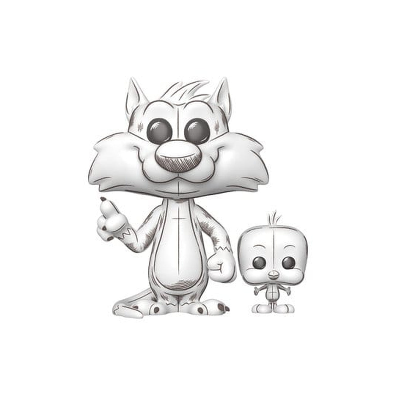 Imagen del producto Figura de vinilo Looney Tunes POP! & Buddy Animation