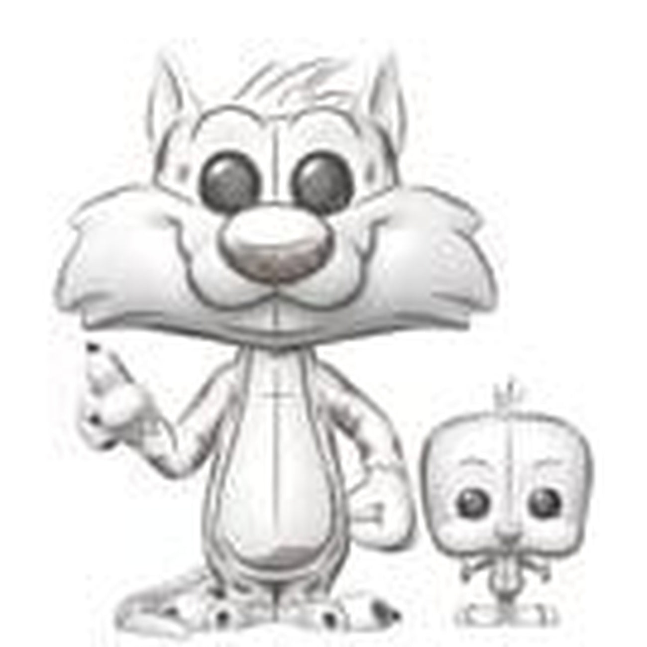 Imagen del producto Figura de vinilo Looney Tunes POP! & Buddy Animation