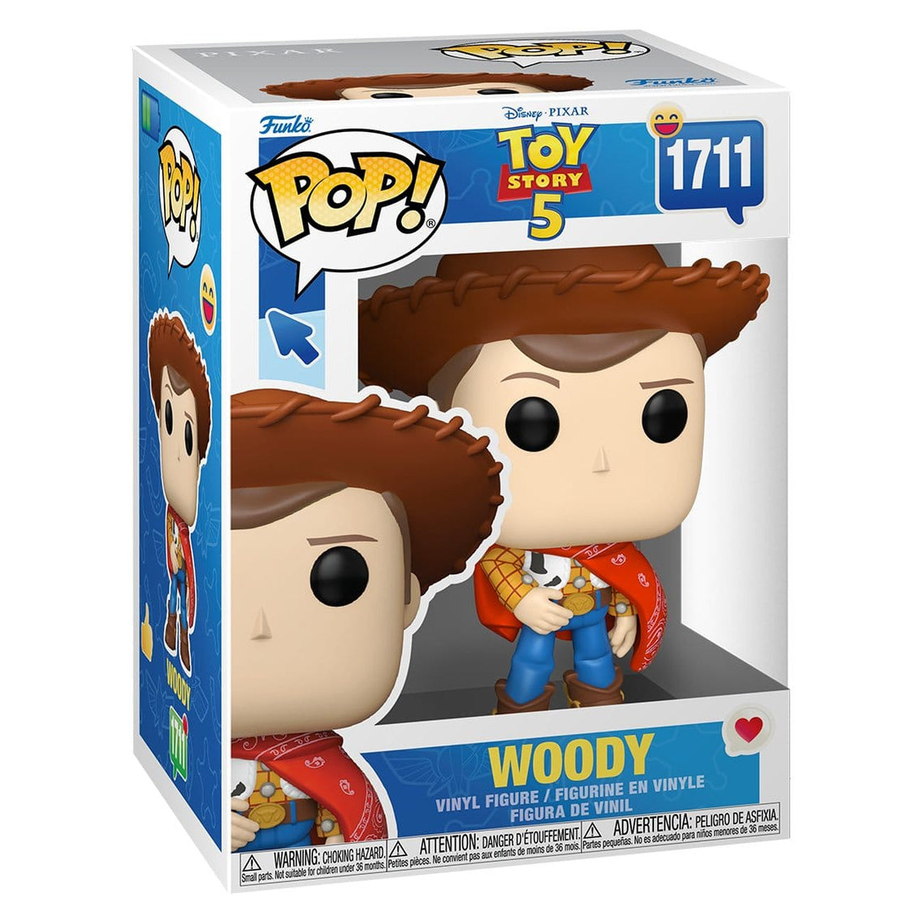 Imagen del producto Toy Story 5 POP! Disney figura de vinilo Woody 9 cm