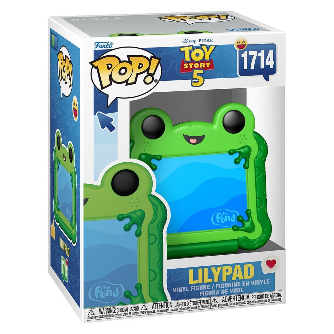 Imagen del producto Toy Story 5 Figura POP! Disney Lilypad de vinilo 9 cm