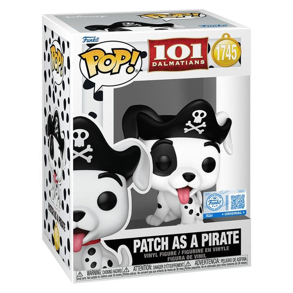 Imagen del producto 101 dálmatas Figura de vinilo POP! Disney Patch (Pirata)