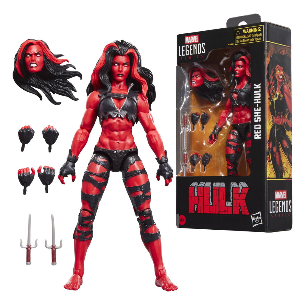 Imagen del producto Hulk Marvel Legends figura de acción Red She-Hulk 15 cm