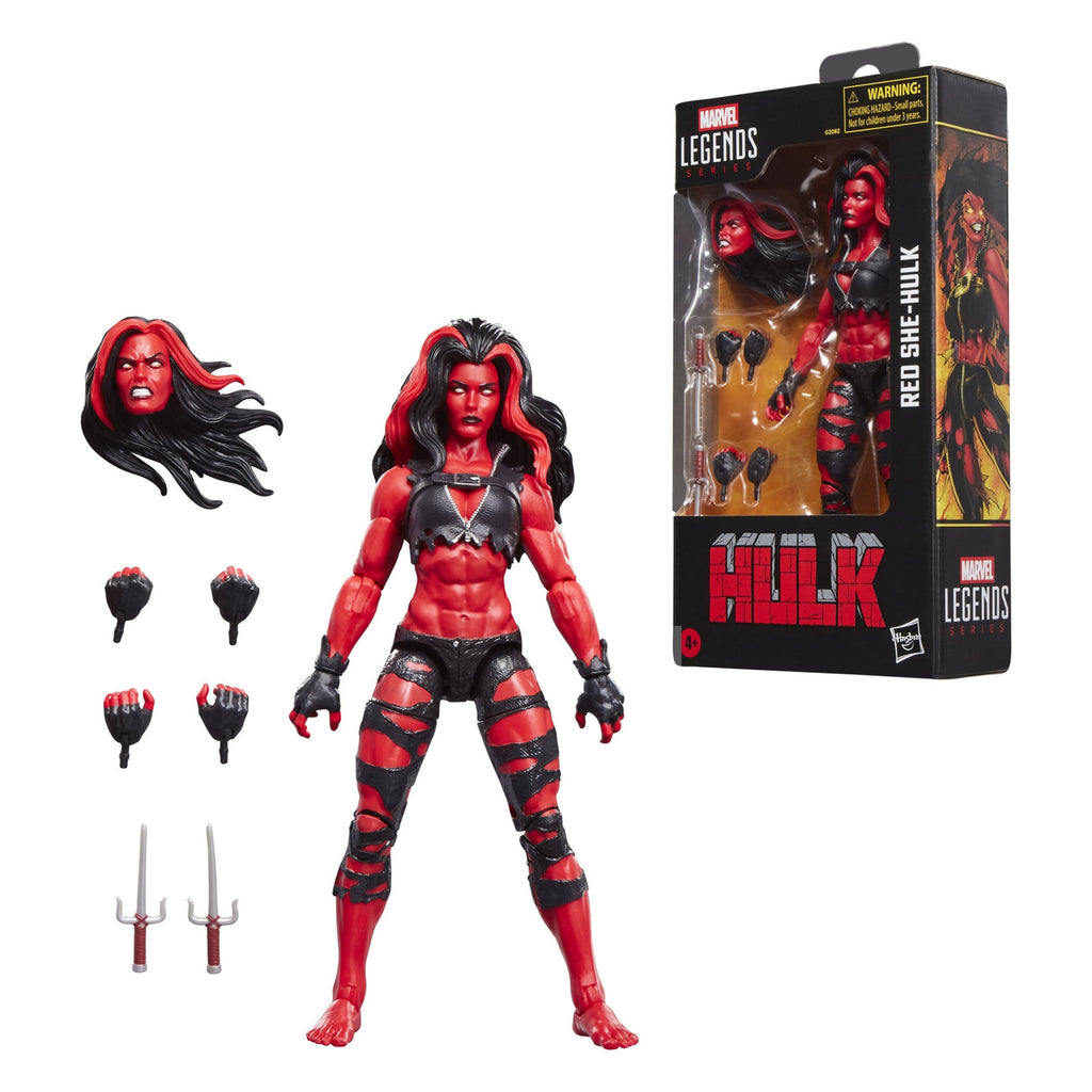 Imagen del producto Hulk Marvel Legends figura de acción Red She-Hulk 15 cm
