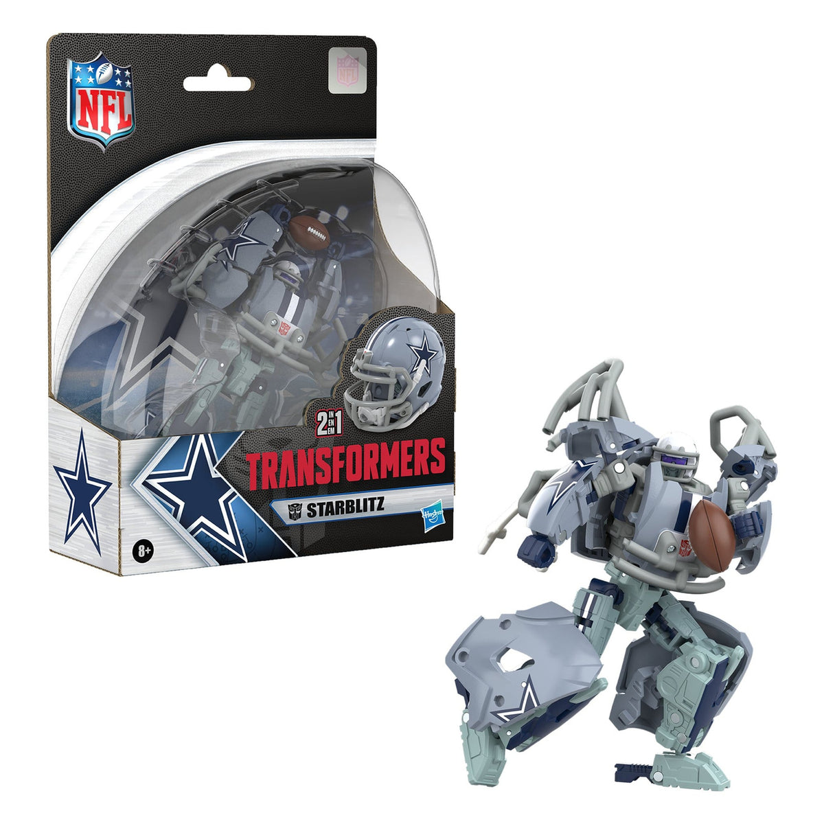 Imagen del producto Transformers x NFL Figura de acción Dallas Cowboys: Starblitz 14