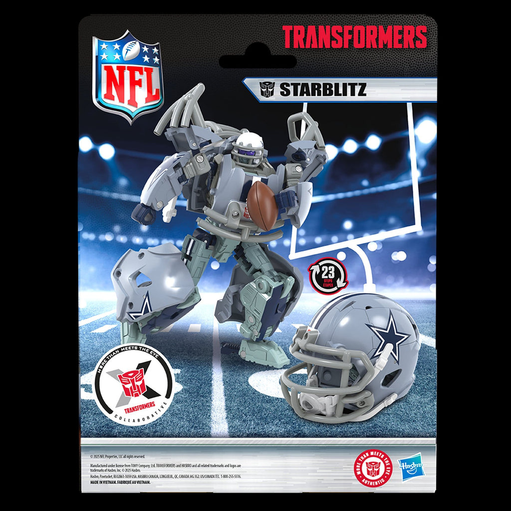 Imagen del producto Transformers x NFL Figura de acción Dallas Cowboys: Starblitz 14