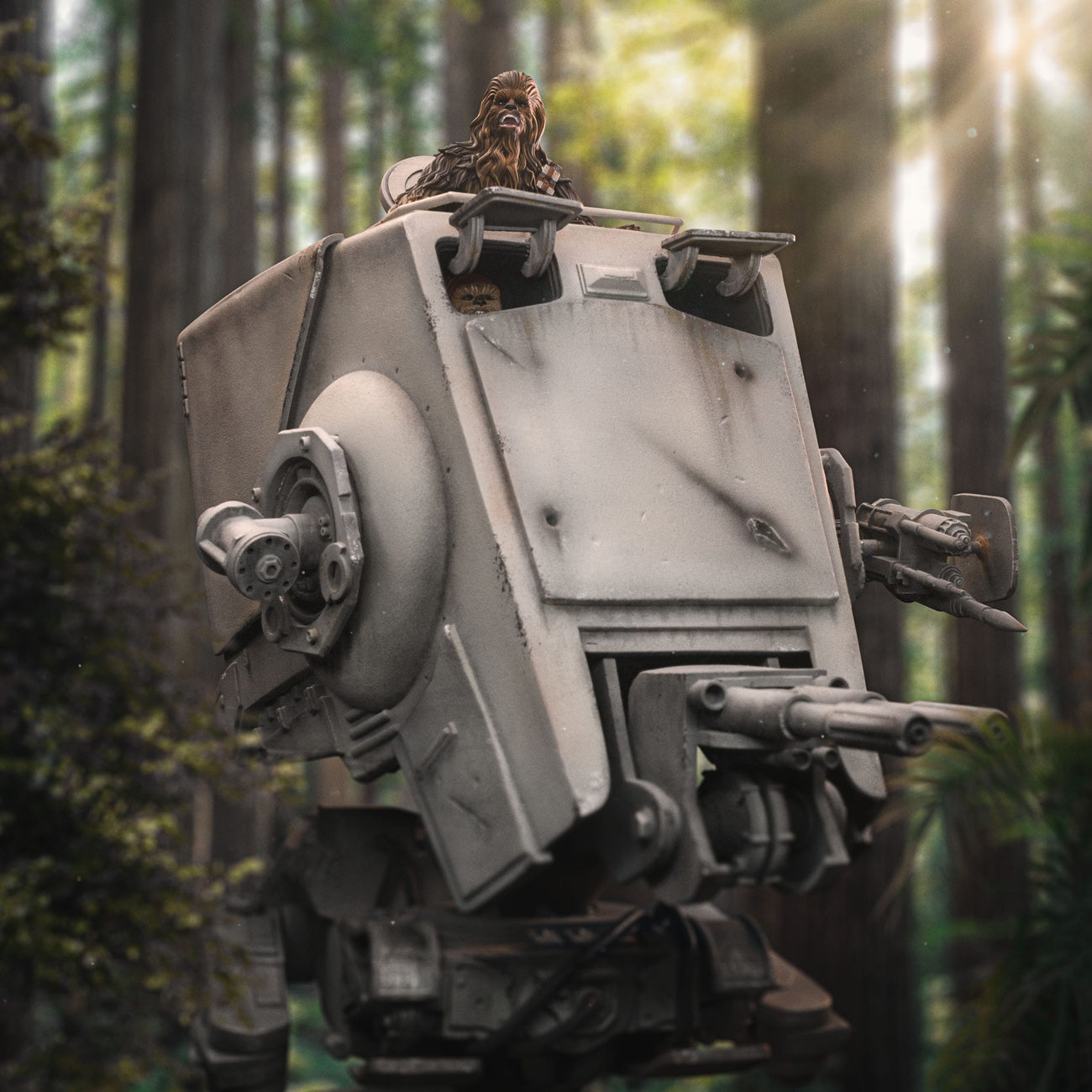 Imagen del producto Star Wars Demi Art Scale Estatua 1/20 AT-ST y Chewbacca 53