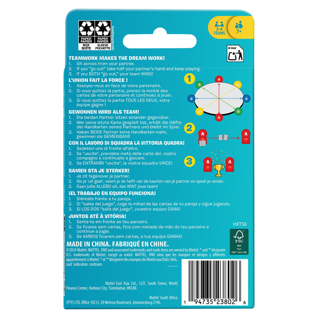 Imagen del producto Juego de cartas UNO Teams