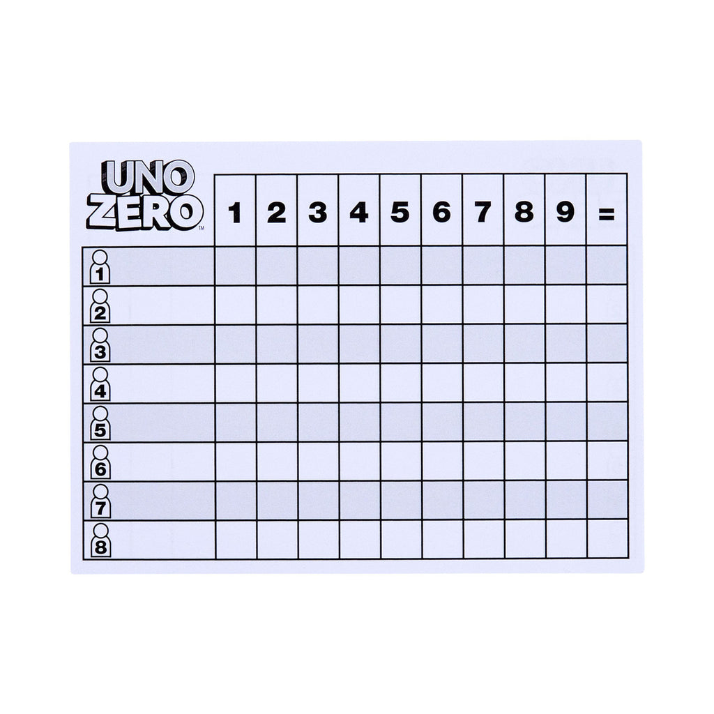 Product image UNO Zero Card Game