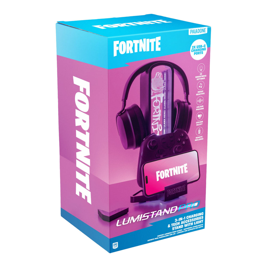 Imagen del producto Fortnite Soporte para auriculares con iluminación 30 cm