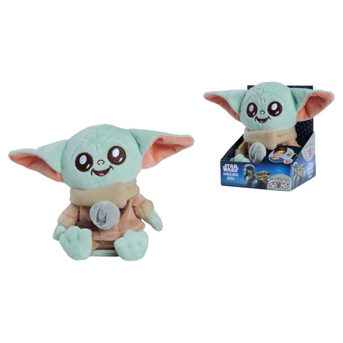 Imagen del producto Star Wars The Mandalorian figura de peluche Grogu para el hombro 13 cm