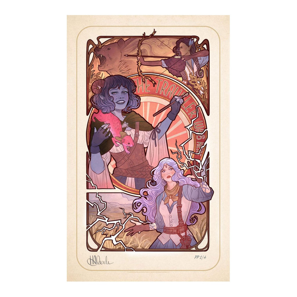 Imagen del producto Critical Role Lámina artística Laura Bailey: 10th Anniversary Art