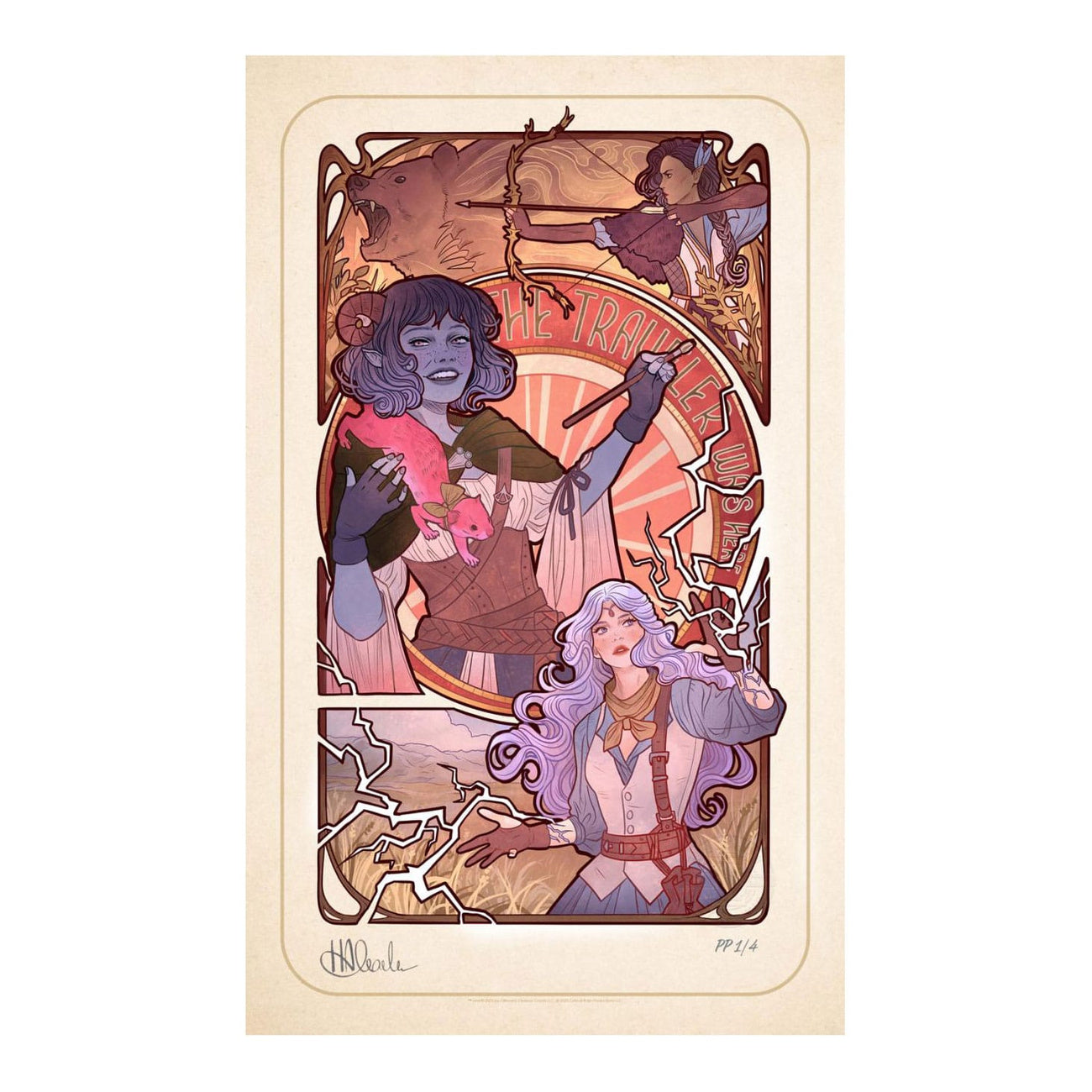 Imagen del producto Critical Role Lámina artística Laura Bailey: 10th Anniversary Art