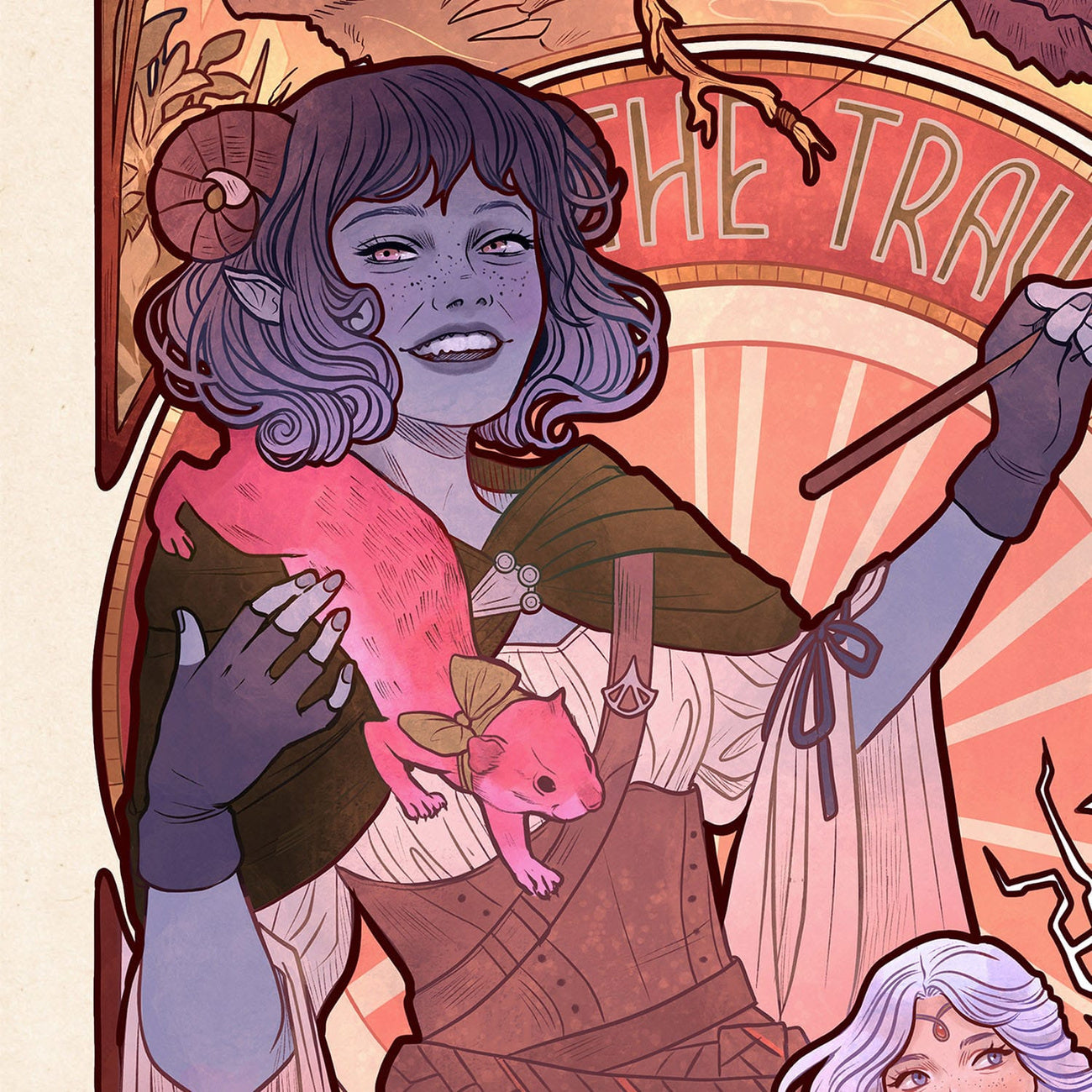 Imagen del producto Critical Role Lámina artística Laura Bailey: 10th Anniversary Art