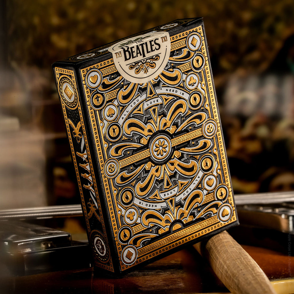 Imagen del producto The Beatles Baraja de cartas Black Edición Especial