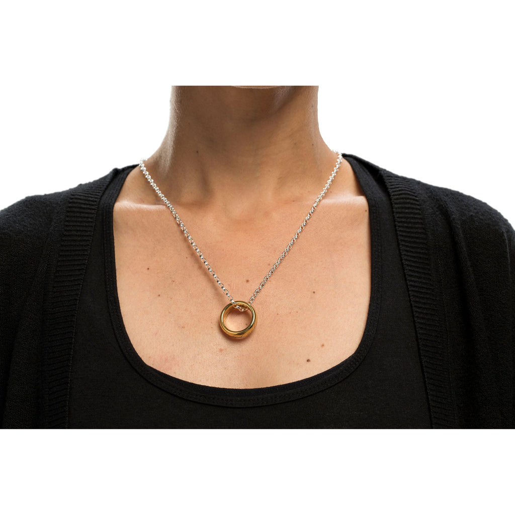 Imagen del producto El Señor de los Anillos Anillo de tungsteno El Anillo Único (chapado en oro) Talla