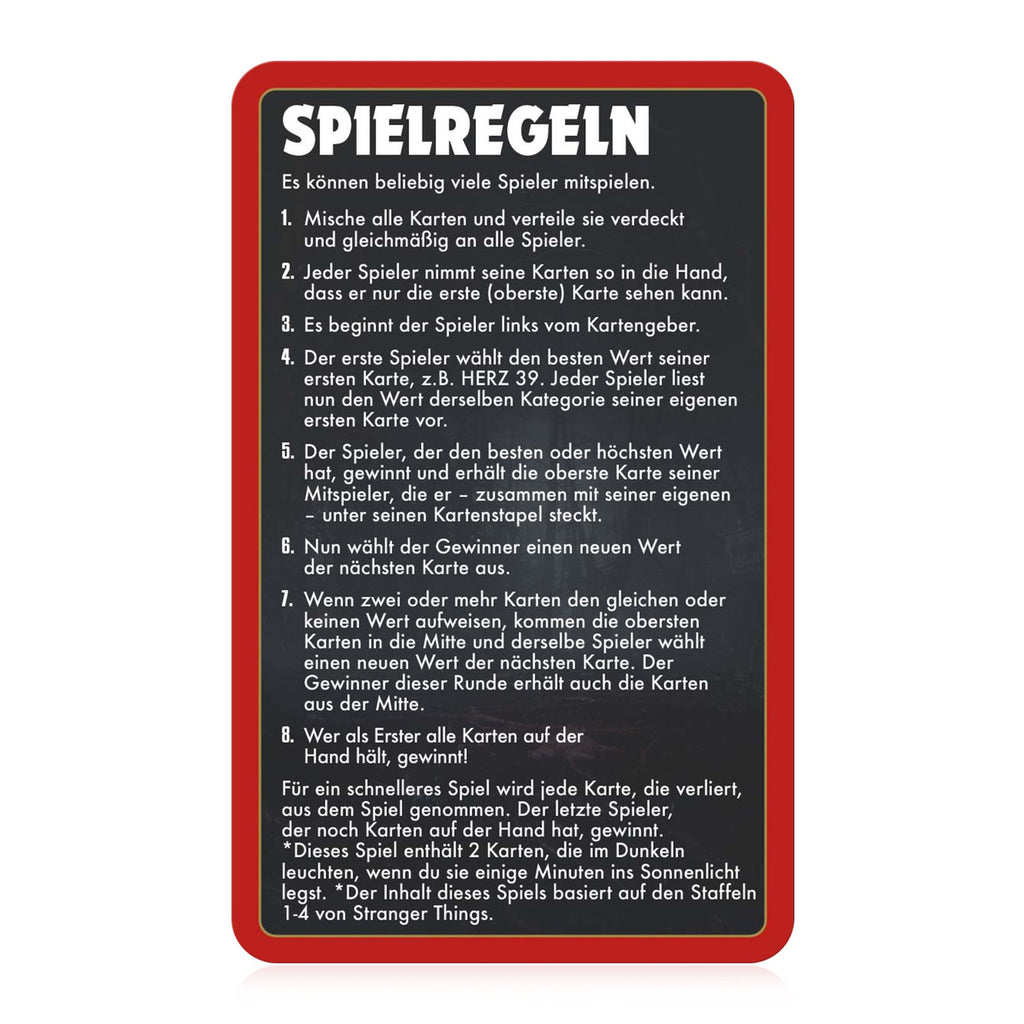 Imagen del producto Stranger Things Juego de cartas Top Trumps Collectables
