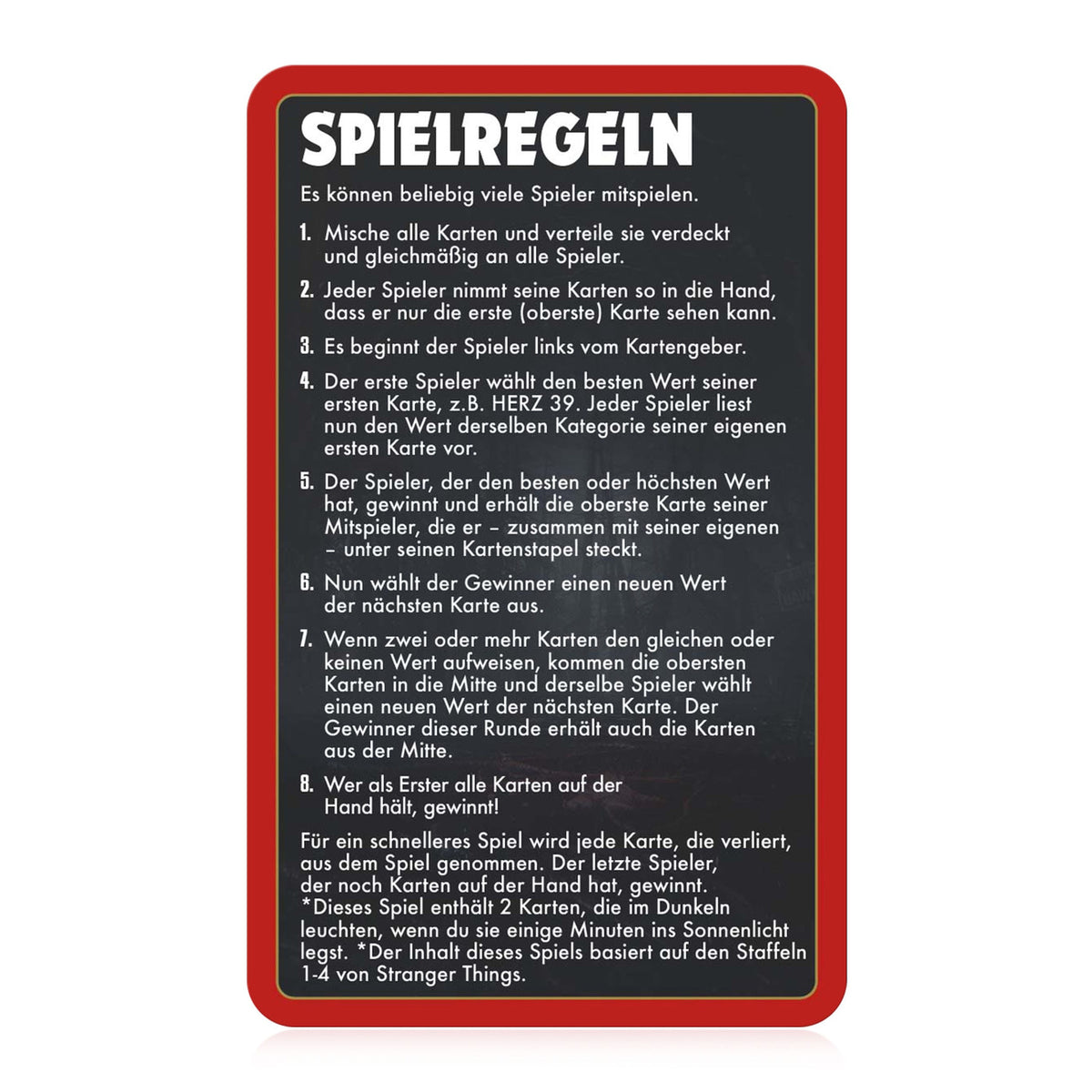 Imagen del producto Stranger Things Juego de cartas Top Trumps Collectables