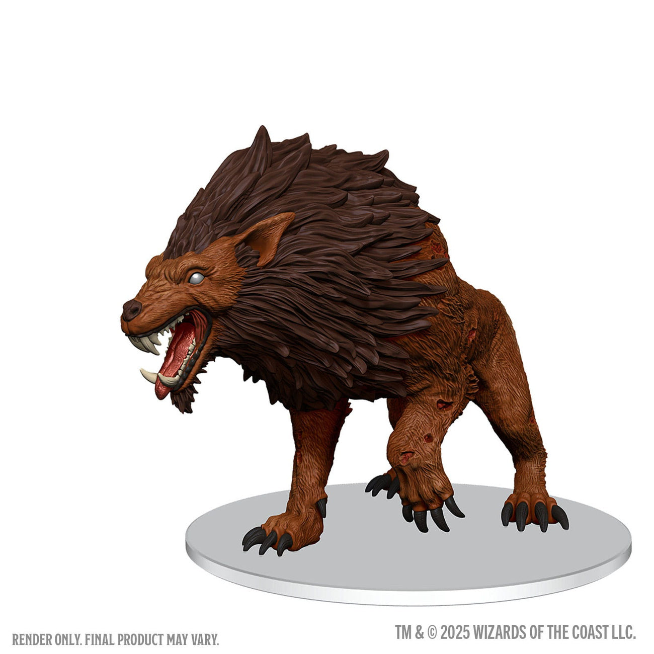 Product image D&D Icons of the Realms: Dire Wolf Prepainted Boxed Miniature