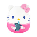Imagen del producto Figura de peluche Squishmallows Hello Kitty con taza