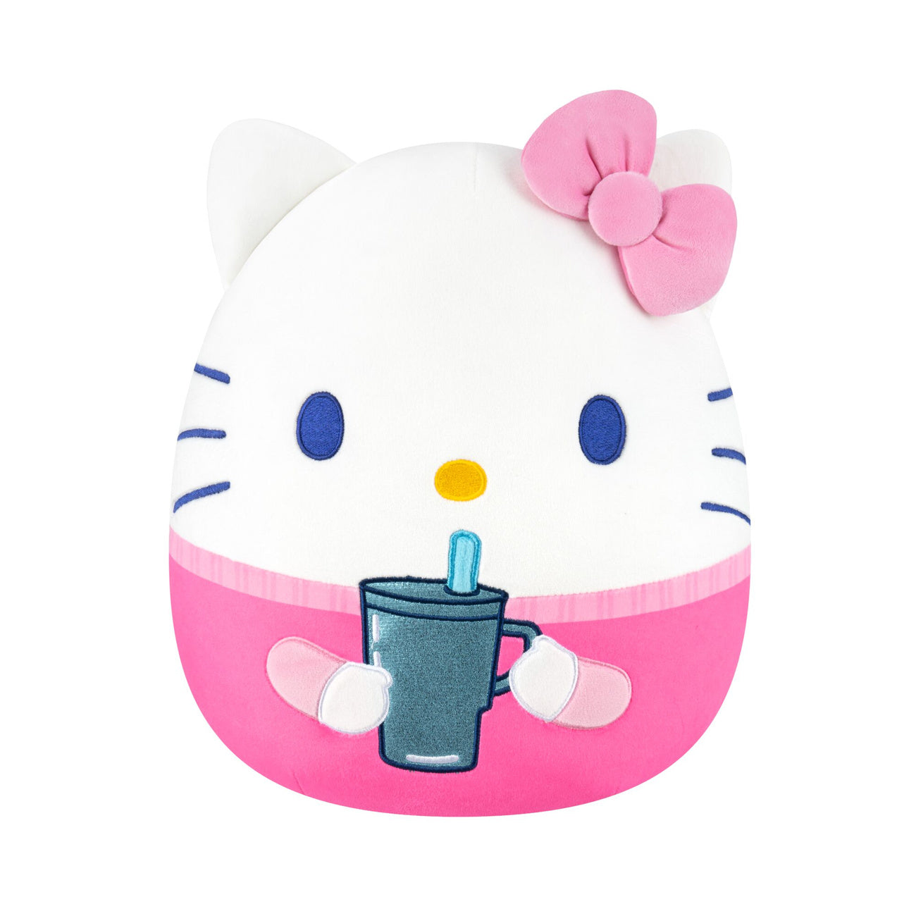 Imagen del producto Figura de peluche Squishmallows Hello Kitty con taza