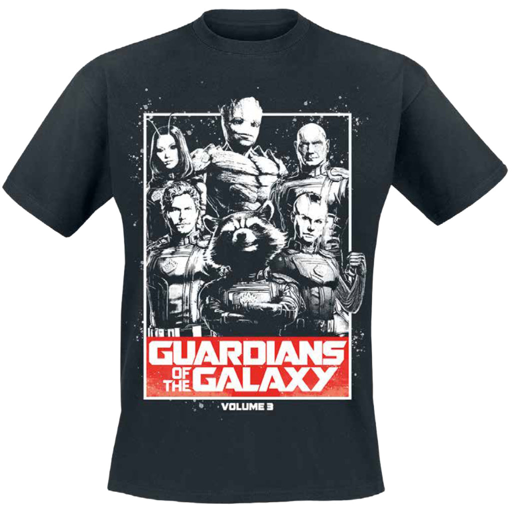 Imagen del producto Camiseta Guardians Vol. 3 negra - Guardians of the Galaxy