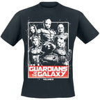 Imagen del producto Camiseta Guardians Vol. 3 negra - Guardians of the Galaxy