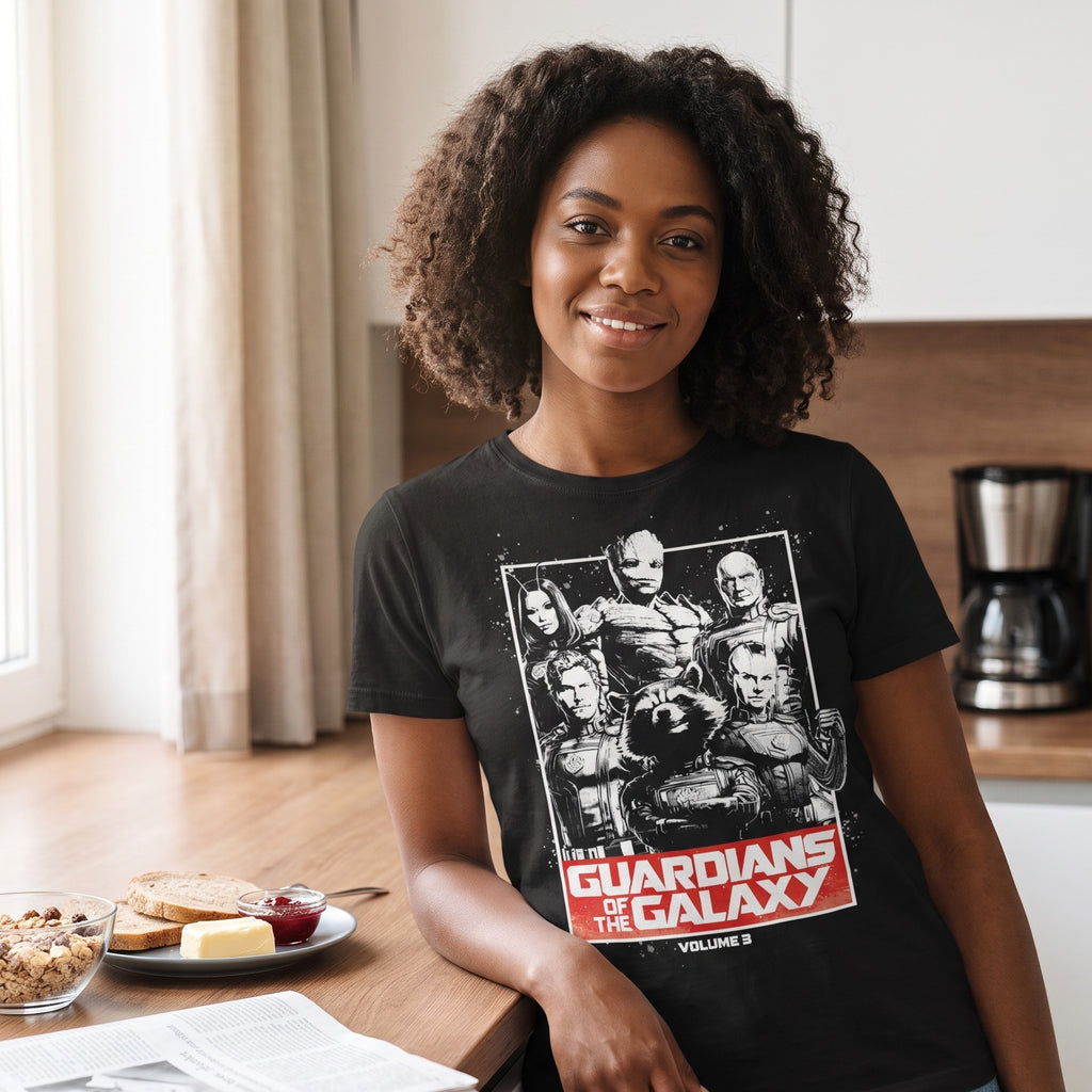 Imagen del producto Camiseta Guardians Vol. 3 negra - Guardians of the Galaxy