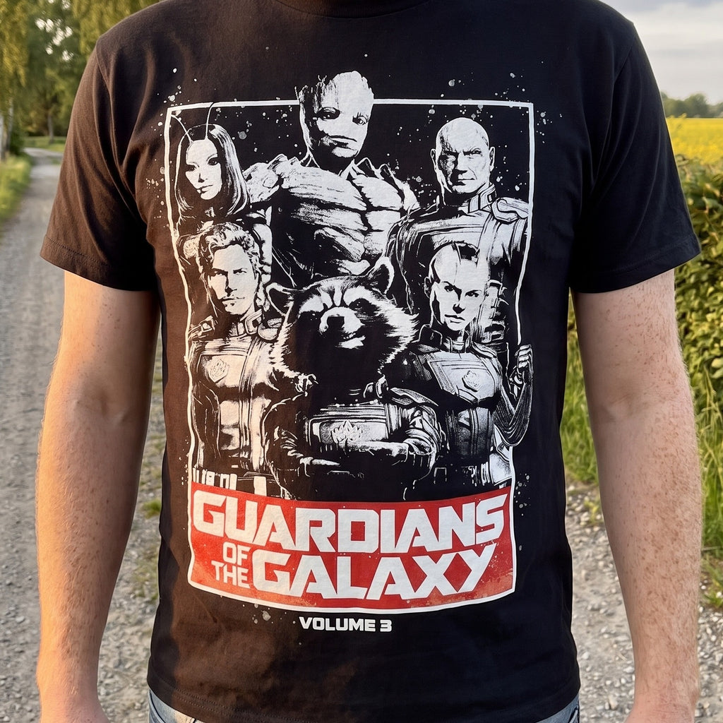 Imagen del producto Camiseta Guardians Vol. 3 negra - Guardians of the Galaxy