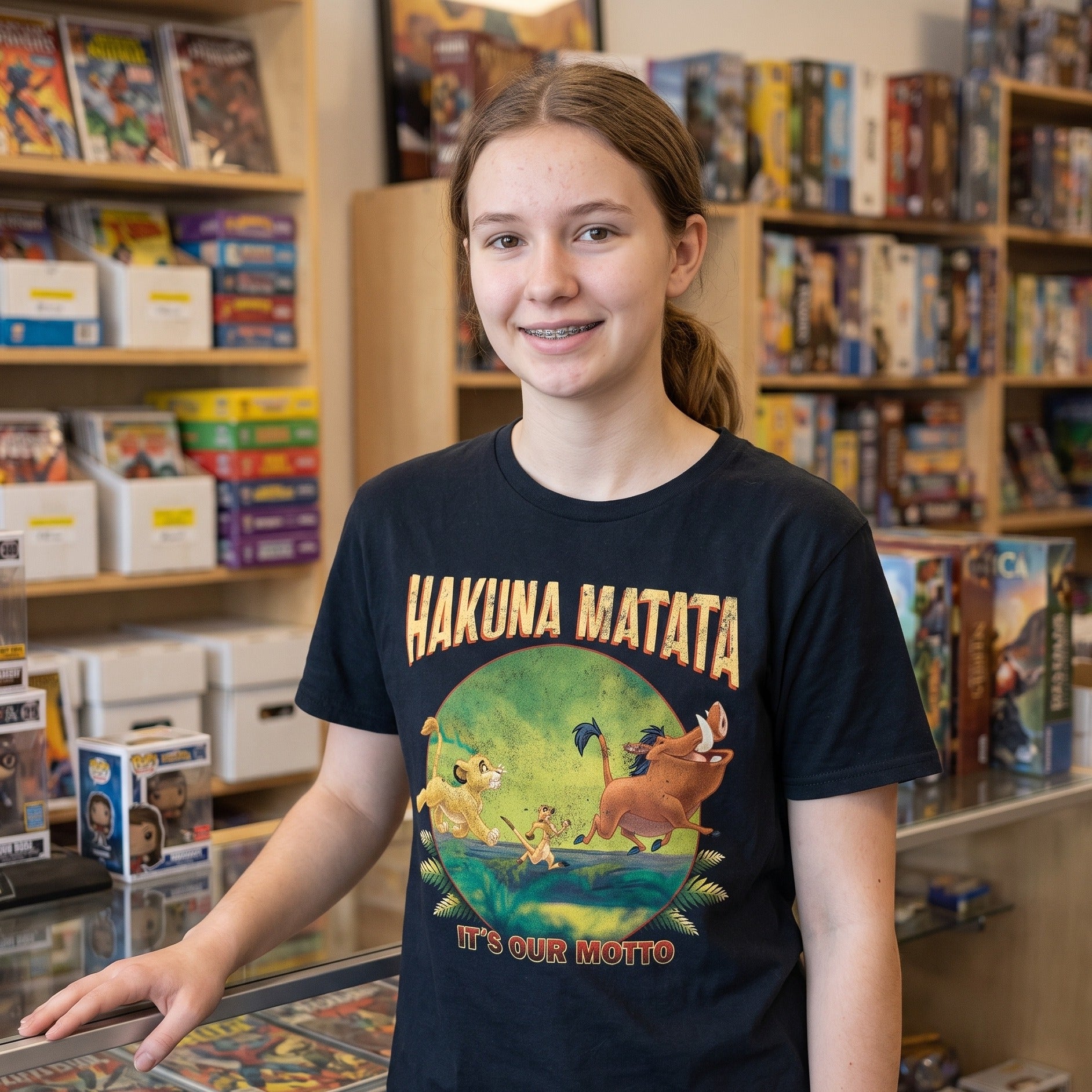 Imagen del producto El Rey León - Camiseta Hakuna Matata