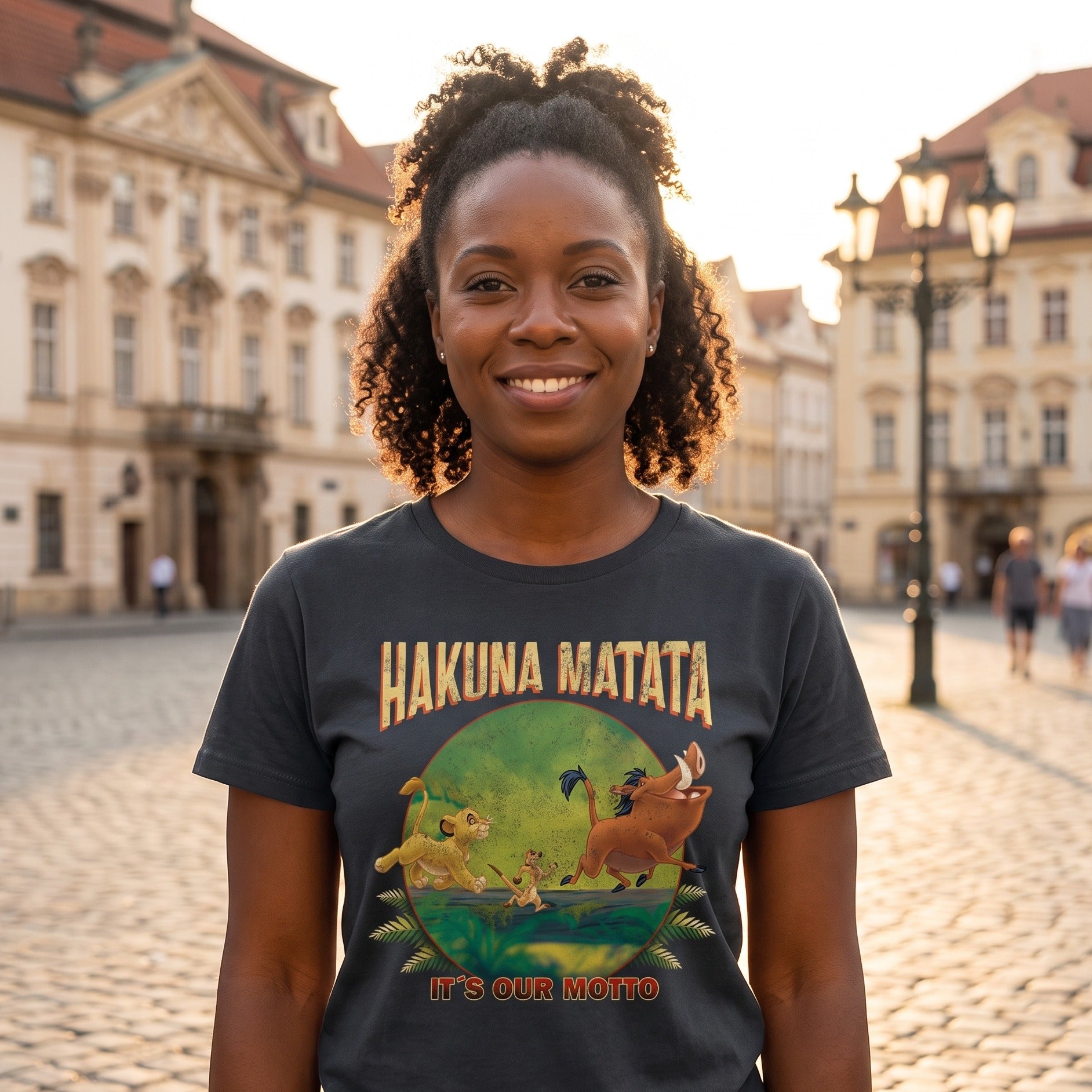 Imagen del producto El Rey León - Camiseta Hakuna Matata