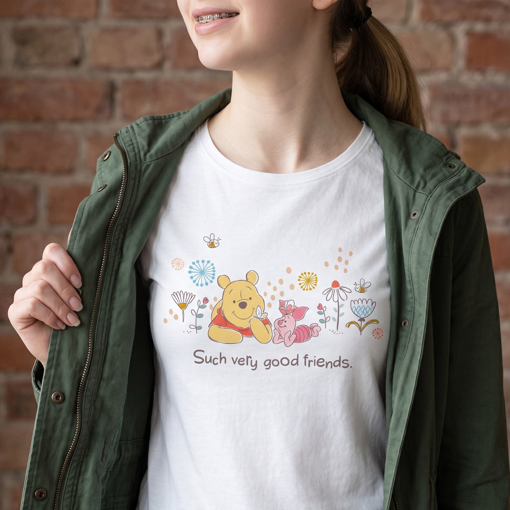 Imagen del producto Winnie the Pooh - Good Friends Camiseta mujer blanca