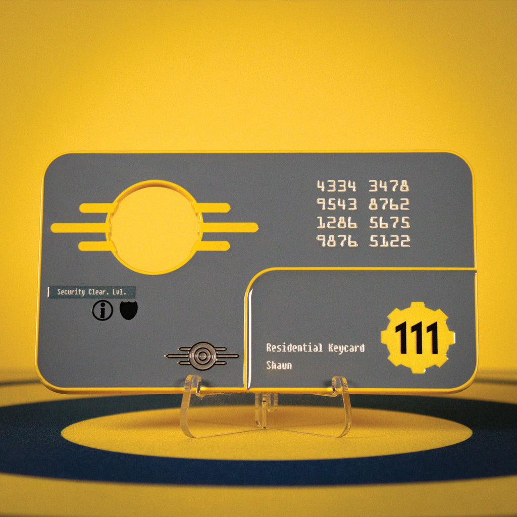 Imagen del producto Fallout 4 - Réplica de la tarjeta de seguridad Vault 111 Edición Limitada