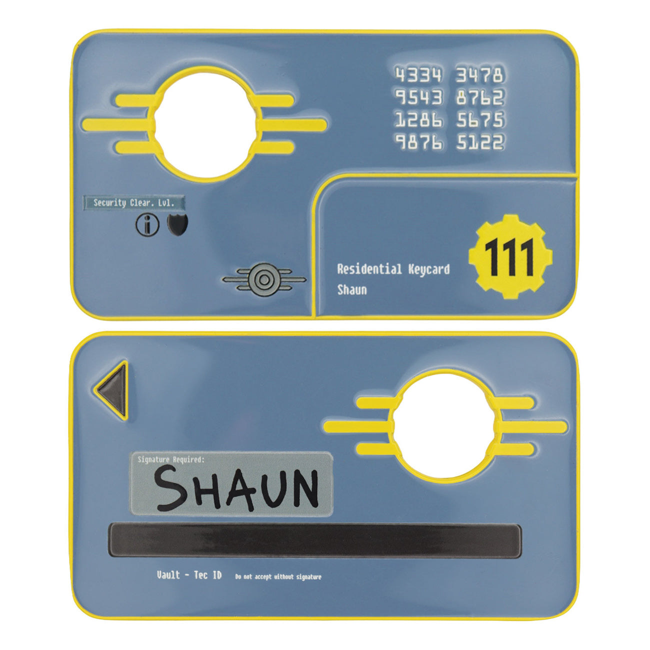 Imagen del producto Fallout 4 - Réplica de la tarjeta de seguridad Vault 111 Edición Limitada