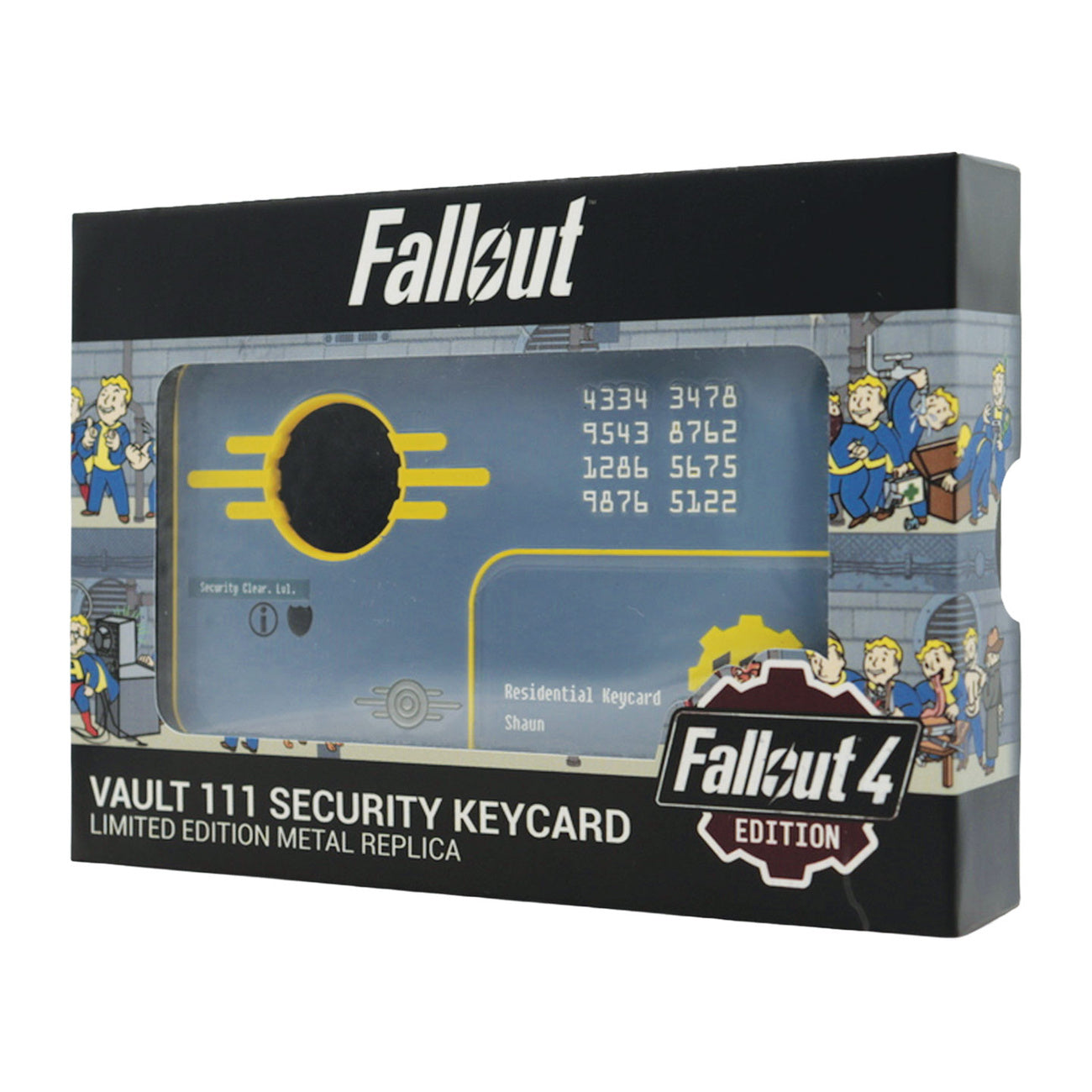 Imagen del producto Fallout 4 - Réplica de la tarjeta de seguridad Vault 111 Edición Limitada